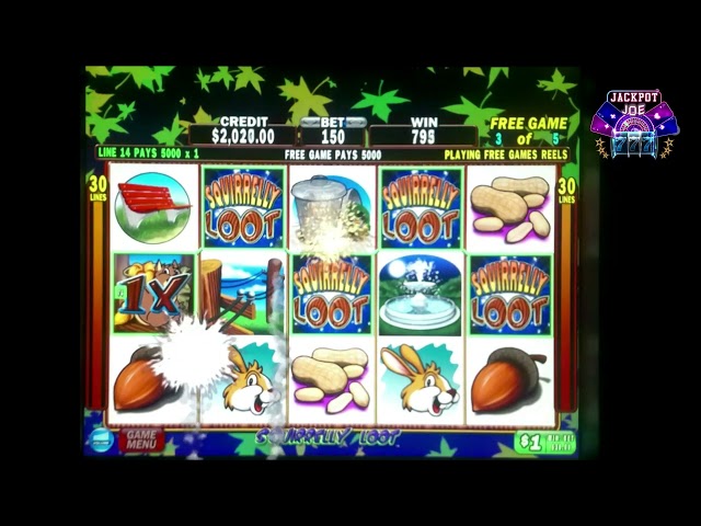 Free Spins Jackpot Squirrelly Loot Slots