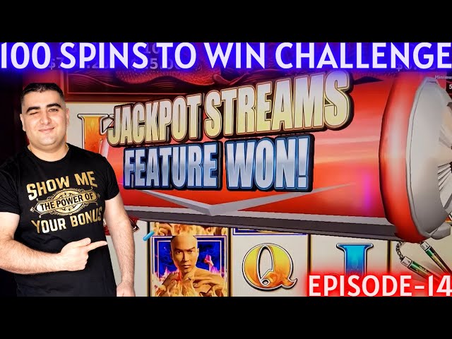 I Got A Jackpot Streams Feature & Here’s What It Paid – 100 Spins To Win Challenge | Episode-14