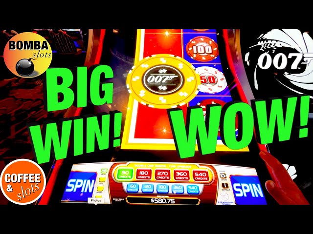 I WON BIG MONEY! 007 Casino Royale & Thunderball Some Coffee & Slots at The Cosmo in Las Vegas