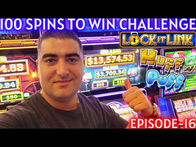 Is Huff N Puff The Best Lock it Link Game ? 100 Spins To Win Challenge | Episode-16