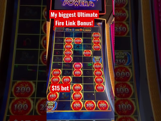 Jackpot! Ultimate Fire Link! #staceyshighlimitslots #casinos #trending #shorts