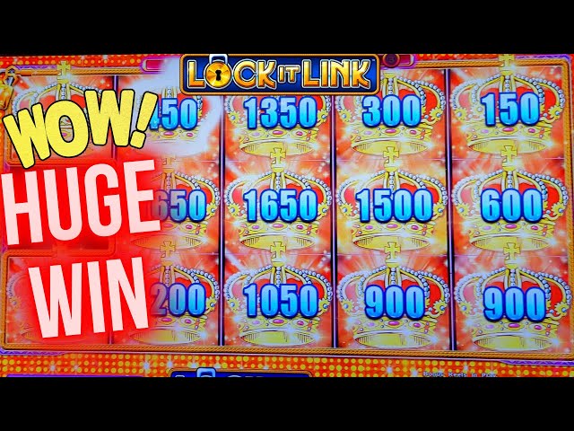 OMG Massive Win On Lock It Link Slot Machine – Better Than JACKPOT