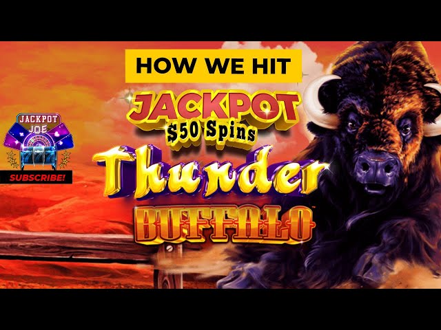 Thundering Buffalo How we Hit Jackpot $50 Spins