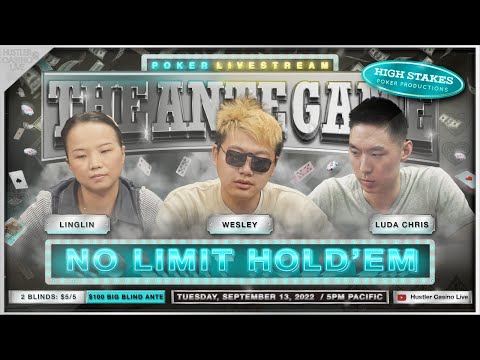 Wesley!! Luda Chris!! Linglin!! Mike Nia!! Julie Yorn!! $5/5/100 Ante Game – Commentary by DGAF