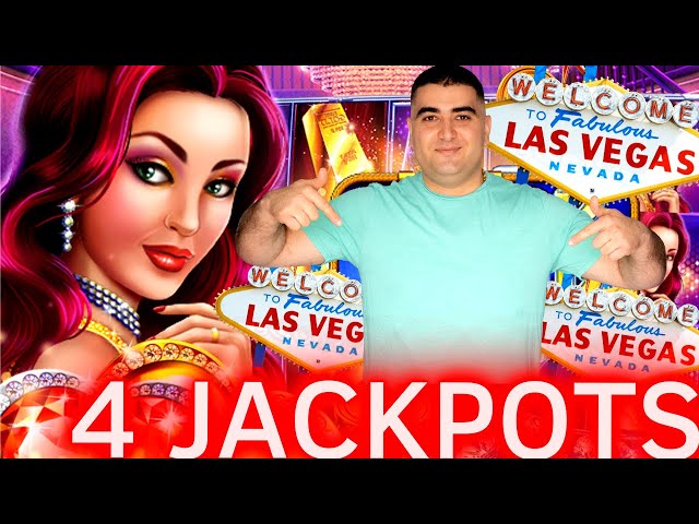 4 HANDPAY JACKPOTS On High Limit Slot Machines
