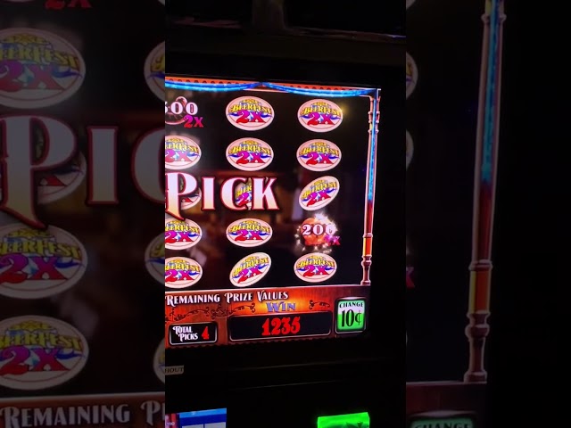 $25/Bet BONUS on Beerfest Slot Machine #shorts