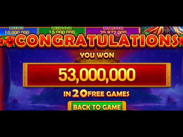 Casino Slot Hawoll Volcanoes Big money 52,000,000 Win king, R L Ton Gaming