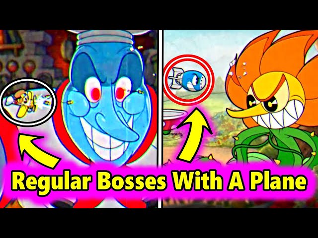 Cuphead + DLC – All Regular Bosses With A PLane (ON Expert)