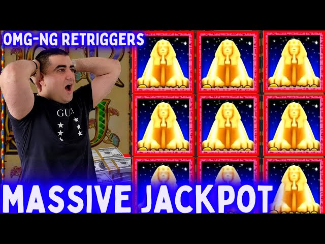 I Was SPEECHLESS After Those Re-Triggers & Huge Jackpot On Cleopatra 2