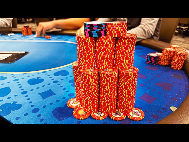 MASSIVE 6 BET ALL IN POT w/ KINGS + LIVE READS! Poker Vlog | C2B Ep 135