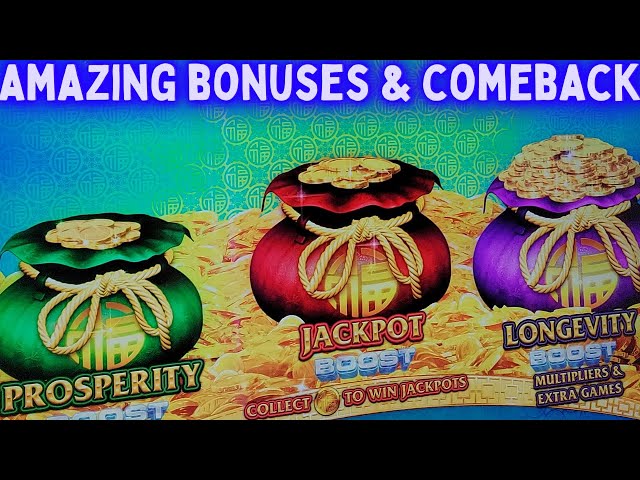 Max Bet Bonuses & Amazing Comeback On Fu Dai Lian Lian BOOST Slot Machine