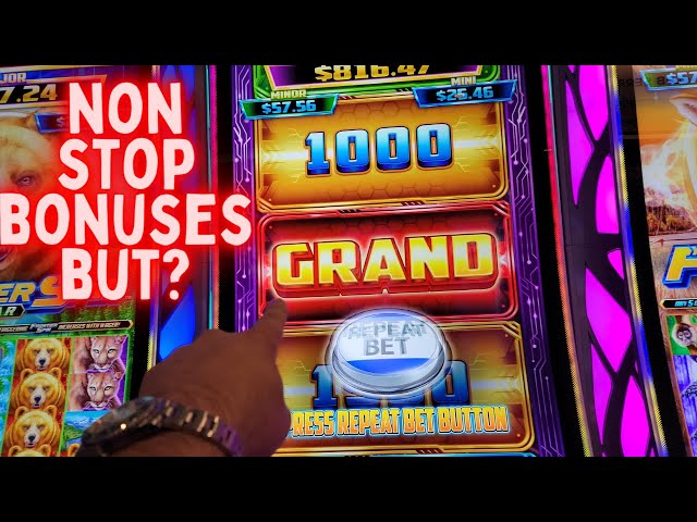 So Many MAX BET BONUSES On This New Slot Machine