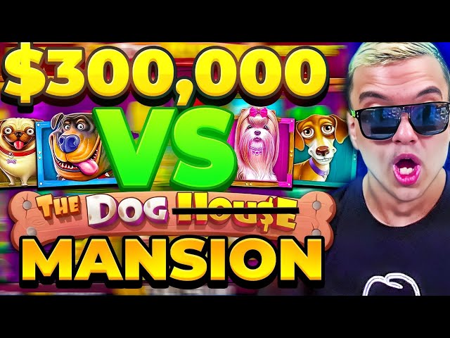 $300,000 VS THE DOG HOUSE… MANSION!?!? #bigwin #casino #slots