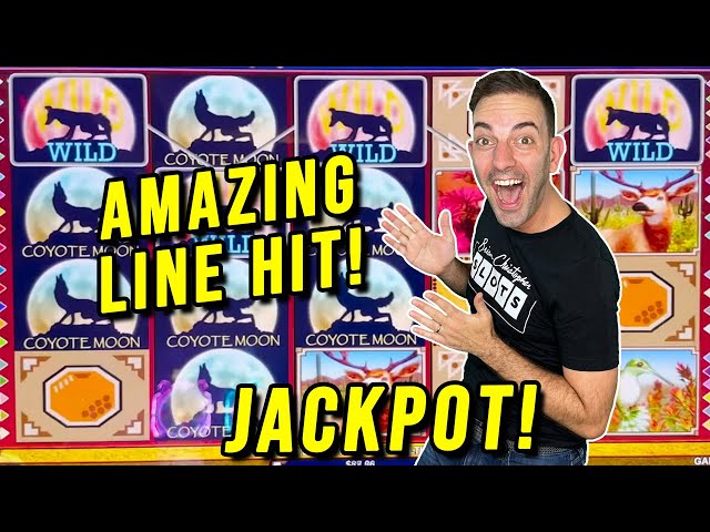 AMAZING Coyote Moon JACKPOT on a LINE HIT at Palms Casino