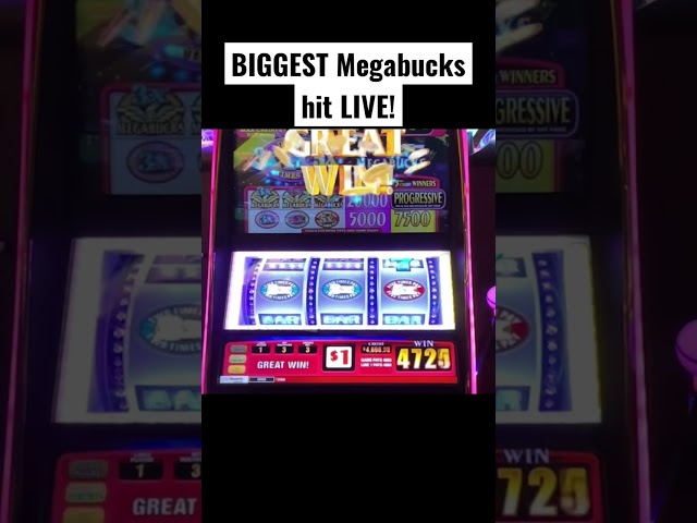 Absolutely disgusting HIT on Megabucks only $3 bet! #lasvegas #casino #gambling #slots #slotmachine