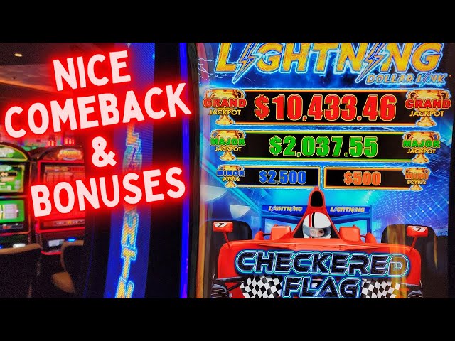 Bonuses On Brand New Lightning Dollar Link Slot Machine