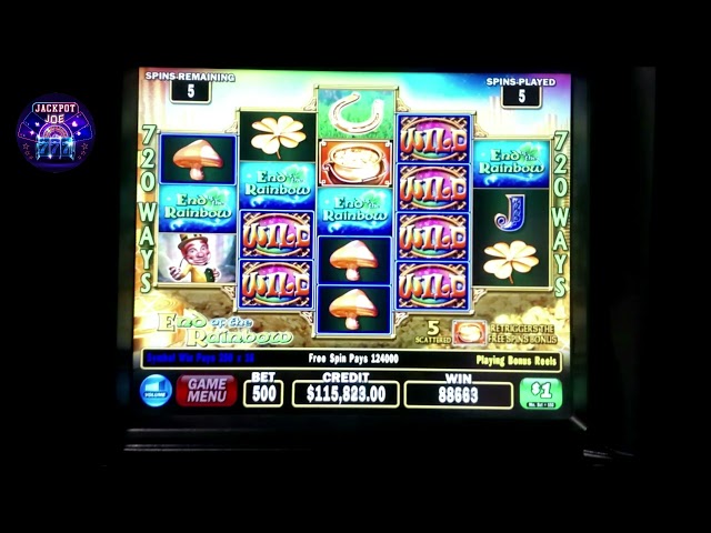 End of the Rainbow Slots Biggest Jackpot $141,600