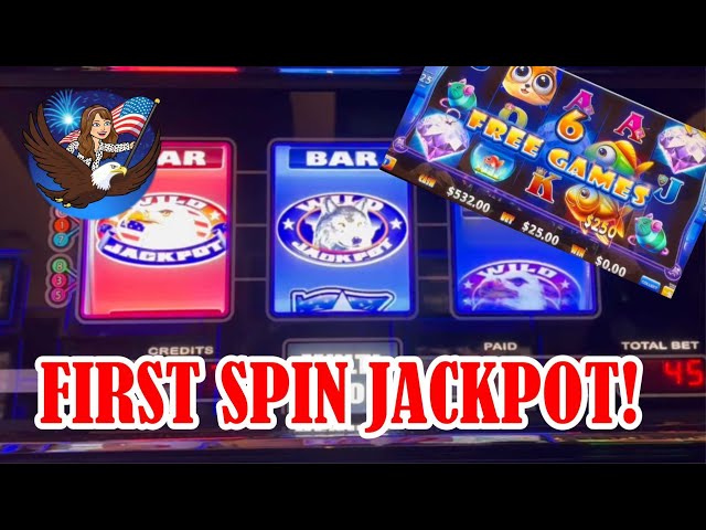 First Spin Jackpot!! New Slot Machine Treated Me Well!