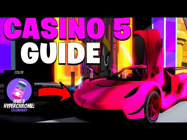 HOW TO GET A LEVEL 5 CASINO HYPERCHROME in Roblox Jailbreak