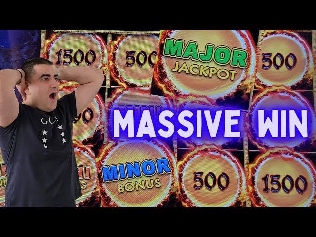 MASSIVE WIN On Dragon Link Slot Machine – Major Jackpot Winner