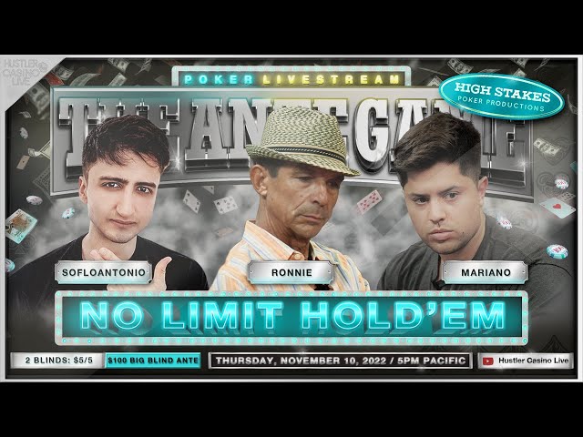 Mariano, SoFlo Antonio, Ronnie, Skye & Suited Superman Play $5/5/100 Ante Game!! Commentary by DGAF