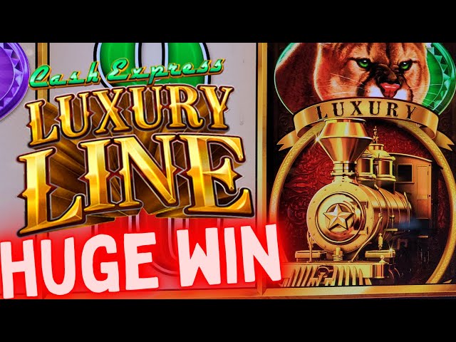 OMG I Won HUGE On Luxury Line Slot Machine
