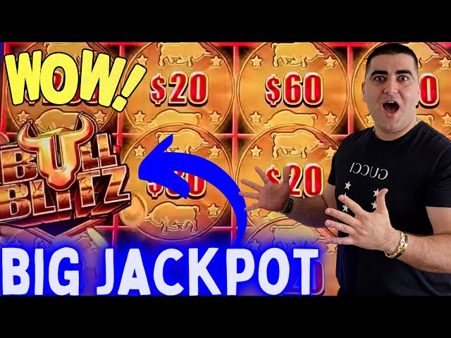 Quickest BIG JACKPOT On Brand New BULL BLITZ Slot Machine