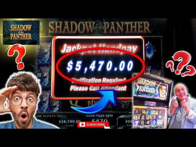 Shadow of the Panther Slot Machine Big Win
