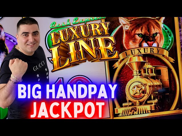 WOW Amazing JACKPOT On Luxury Line Slot Machine