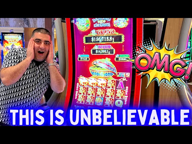 My 2nd BIGGEST JACKPOT Ever On Dancing Drums Slot