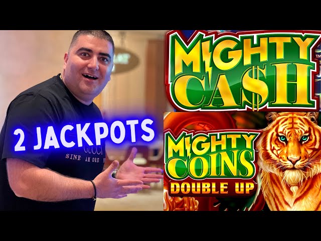 2 HANDPAY JACKPOTS ON Mighty Cash Double Up Slot Machine