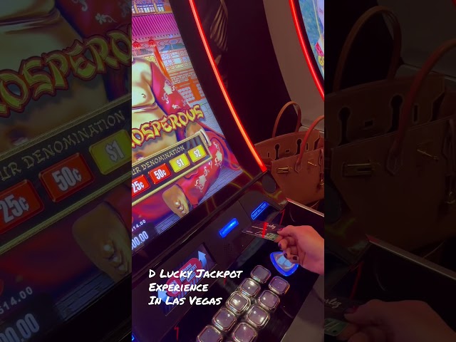 $200/SPIN D Lucky Jackpot Experience in Las Vegas #jackpot #lasvegas #casino #slotmachine #gambling