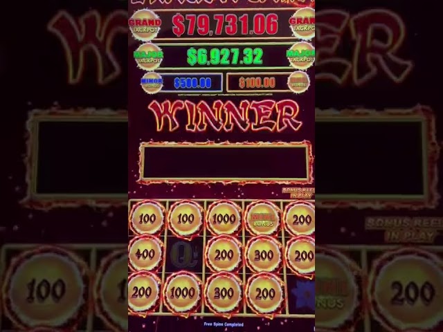 BIG WIN On Dragon Link Slot Machine