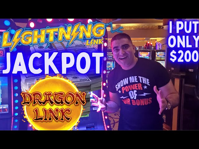 BONUSES & JACKPOT On High Limit Lightning Link/Dragon Link Slot Machines