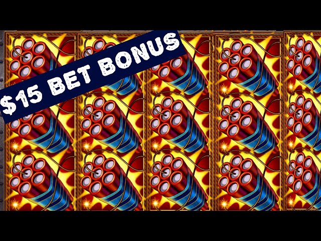 HIGH LIMIT EUREKA REEL BLAST UP TO $15 BET BONUS in Las Vegas #gambling #casino #slots