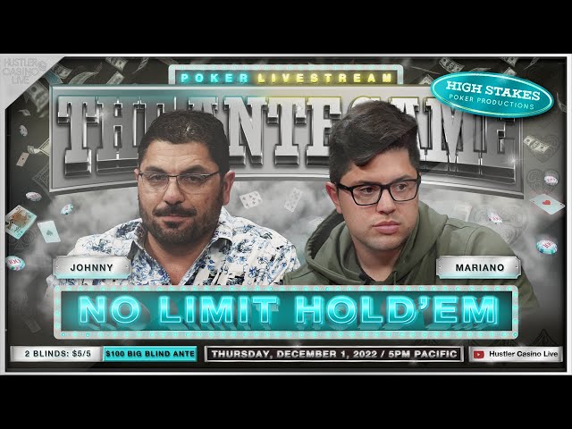 Mariano Plays $5/5/100 Ante Game w/ Johnny, Mike X, GT & Brown Balla – Commentary by DGAF