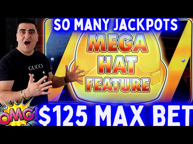 NON STOP JACKPOTS On Huff N More Puff Slot Machine ! PART-1