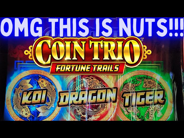 OMG NON STOP BONUSES On High Limit Coin Trio Slot – You Are Not Gonna Believe This