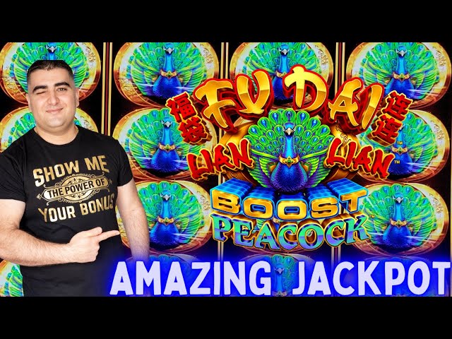 Over 100x BIG JACKPOT On Fu Dai Lian Lian Peacock Slot Machine