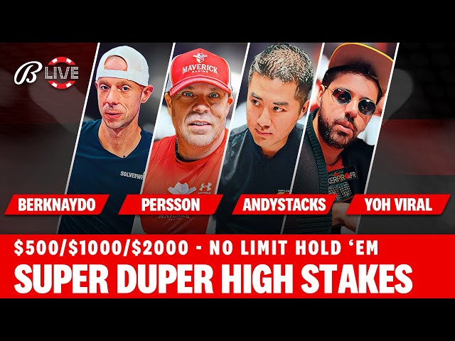 THE SICKEST ACTION GAME EVER ON LATB – $500/$1000/$2000 + Eric Persson @Andystackspoker @YoHViraL