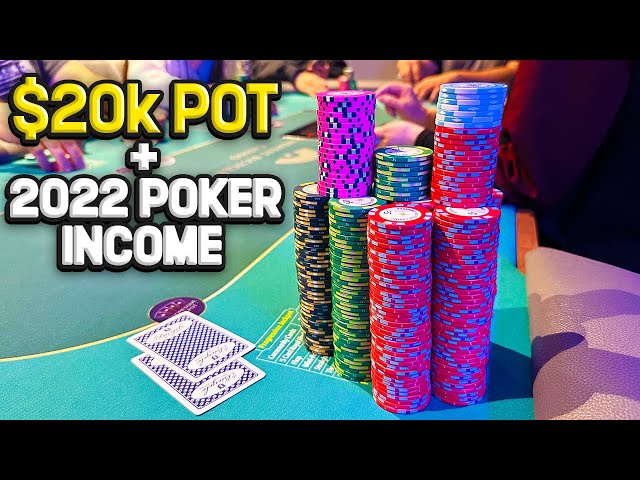 $20k POT LEADS TO MY BIGGEST… 2022 Poker Income | C2B Poker Vlog EP. 164