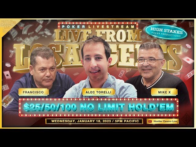 $25/50/100 w/ Alec Torelli, Mike X, Francisco, Henry & Brown Balla – Commentary by Christian Soto