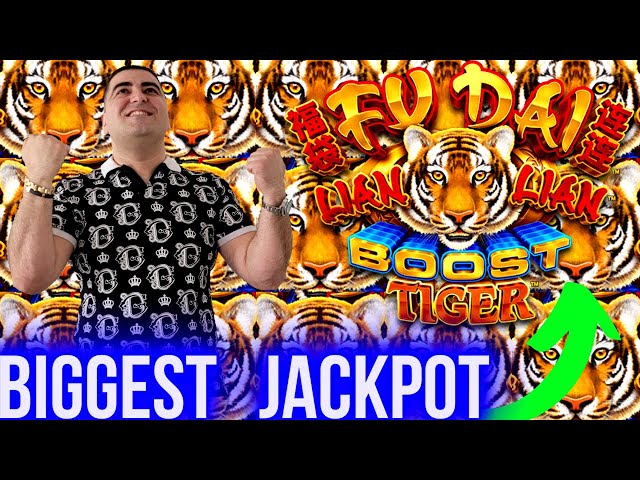 BIGGEST JACKPOT Ever On Fu Dai Lian Lian Tiger Slot – $44 MAX BET | SE-1 | EP-3