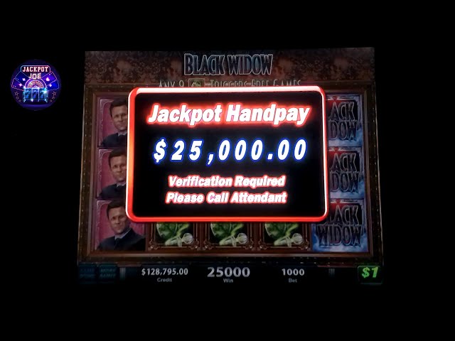 Black Widow Jackpots $1000 Spins