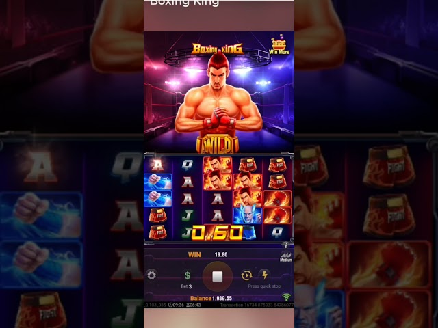 Jackpot Round Boxing king Casino Slot Game R L Ton gaming