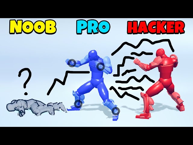 NOOB vs PRO vs HACKER – Draw Action