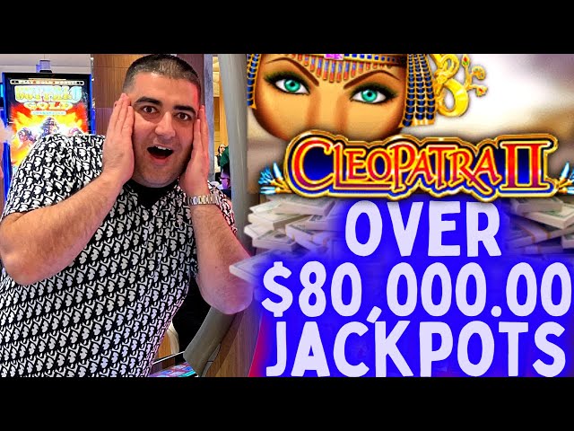 Over $80,000 JACKPOTS On Cleopatra Slot Machine – My BIGGEST WINS