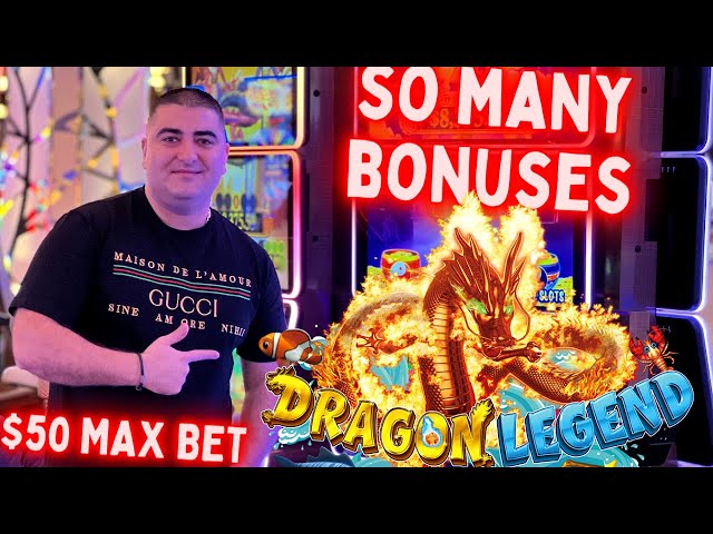 So Many BONUSES On High Limit Dragon Legend Slot | SE-1 | EP-23