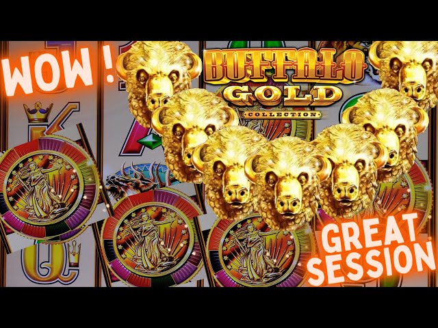 This BUFFALO GOLD Slot Machine Was PAYING ME !