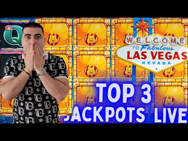 Top 3 Casino JACKPOTS Recorded LIVE In Las Vegas
